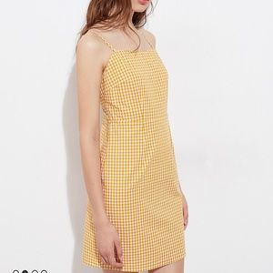 SHEIN Gingham Cami Dress